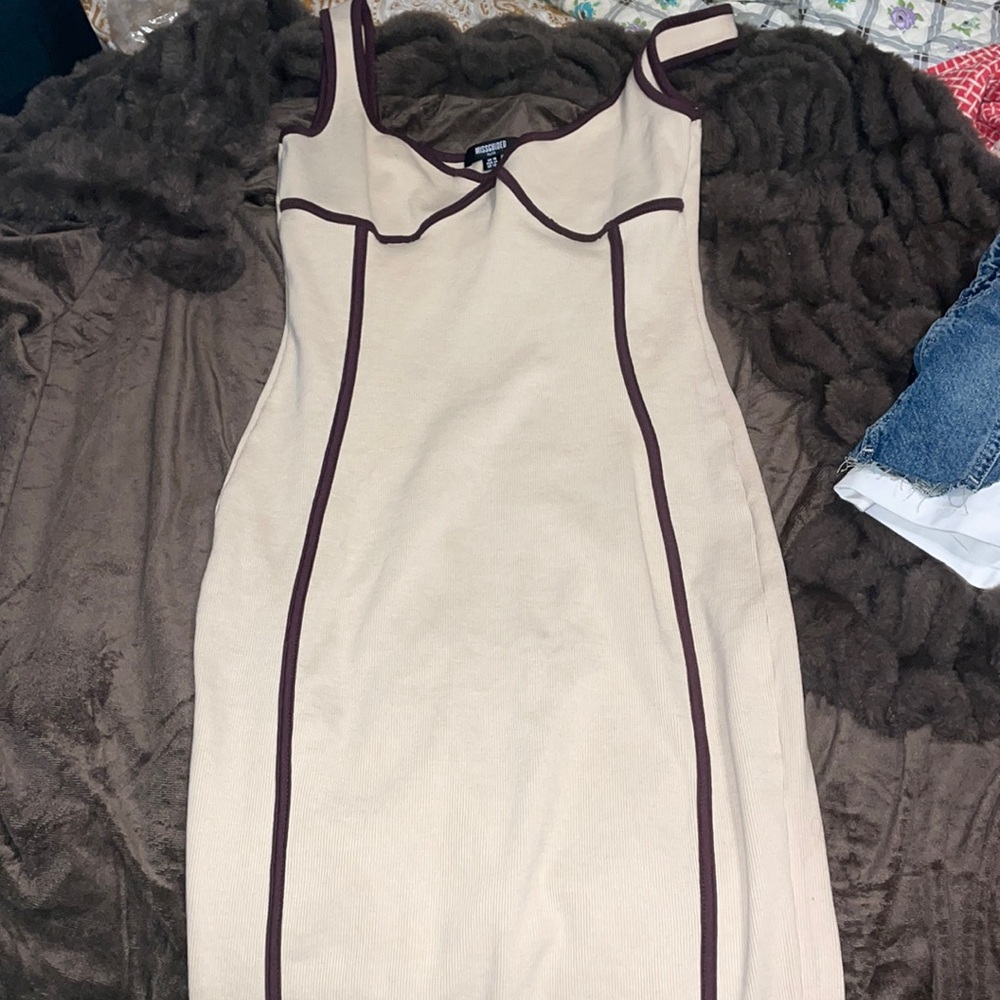 Ribbed midi dress